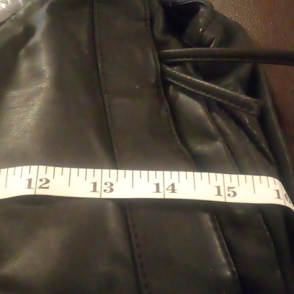 Bueno Black Faux Leather Purse Shoulder Hobo Handbag - Picture 8 of 11